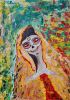 Mexico mi amor 2 (2024) | Oil And Acrylic Painting in Paintings by Elena Parau. Item composed of paper in country & farmhouse or art deco style