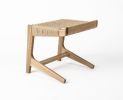 Rian Cantilever Stool | Chairs by Semigood Design. Item made of wood with fiber