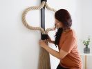 The Element | Macrame Wall Hanging in Wall Hangings by YASHI DESIGNS | Stanly Ranch, Auberge Resorts Collection in Napa. Item composed of oak wood and cotton in contemporary or country & farmhouse style