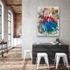 Goodness Gracious Acrylic Abstract | Oil And Acrylic Painting in Paintings by Strokes by Red - Red (Linda Harrison). Item composed of canvas