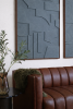 Textured Wall Art Set, Sculptural Wall Panels, Deep Brown Ma | Mixed Media by Blank Space Studios. Item made of wood compatible with contemporary and eclectic & maximalism style
