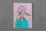 "The flight of the motmot" from the Empowered Collection 202 | Oil And Acrylic Painting in Paintings by Maya Corona. Item made of canvas & synthetic