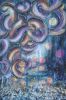 Rainy evening | Oil And Acrylic Painting in Paintings by Olena K. Item composed of canvas in contemporary or art deco style