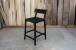 Briard Stool (with backrest) | Counter Stool in Chairs by Sheepdog. Item composed of oak wood and paper in minimalism or mid century modern style