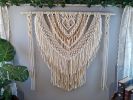 Modern Macrame Home Decor Wall Hanging with Beads | Macrame Wall Hanging in Wall Hangings by Desert Indulgence. Item made of cotton compatible with boho style