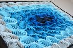 No. 20 Acoustic Diffuser Panel - Gradient Modern Abstract | Wall Sculpture in Wall Hangings by Joseph A
