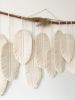 Large Macrame Feathers with 10 feathers | Macrame Wall Hanging in Wall Hangings by macramestories. Item composed of wood and cotton in boho or country & farmhouse style