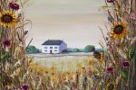 Welsh Cottage Serenity — Original Mixed Media Painting | Oil And Acrylic Painting in Paintings by DaggArt