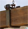 Telegraph Pole Crossarm Beam Chandelier Insulator Metal Hood | Chandeliers by RailroadWare Lighting Hardware & Gifts. Item composed of wood and metal in country & farmhouse or eclectic & maximalism style