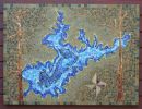 Lake Lanier Backsplash | Mosaic in Art & Wall Decor by Gila Mosaics Studio. Item composed of stone