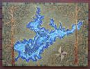 Lake Lanier Backsplash | Mosaic in Art & Wall Decor by Gila Mosaics Studio. Item composed of stone