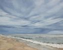 "Storm's a-brewin'" Giclee (Open Edition) | Prints by Coleman Senecal Art. Item composed of canvas and paper in minimalism or coastal style