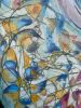 Kaleidoscope: Dance of Abstract Spirals, acrilyc on canvas | Oil And Acrylic Painting in Paintings by Lena Kolambet. Item composed of canvas compatible with contemporary style