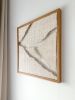 Kintsugi 002 | Tapestry in Wall Hangings by Ana Salazar Atelier. Item composed of oak wood and cotton in minimalism or contemporary style