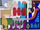 Mirage | Oil And Acrylic Painting in Paintings by Paula Saslow, Copper Rose Art. Item works with contemporary style
