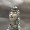 Tibetan Lady ceramic Sculpture | Sculptures by Jenny Chan. Item made of ceramic