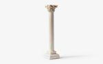 Corinthian Column Candle Holder | Decorative Objects by LAGU. Item made of marble