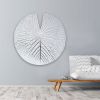 White Nymphaea wall sculpture | Wall Hangings by Julia Gorbunova. Item made of glass compatible with contemporary and eclectic & maximalism style