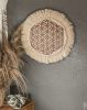 Flower of life Wall Decor - White & Copper | Macrame Wall Hanging in Wall Hangings by Gissell Studio - Fiber & Botanical Art. Item made of maple wood & cotton