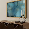 Blue Aurora Canvas Print | Prints by MELISSA RENEE fieryfordeepblue  Art & Design. Item composed of canvas in minimalism or contemporary style
