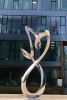 Waving | Public Sculptures by Wenqin CHEN | Cavatina Holding S.A. in Kraków. Item composed of steel compatible with minimalism and contemporary style