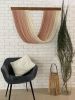Maree Pastel - Made to order- Pastel wall decor | Tapestry in Wall Hangings by Olivia Fiber Art. Item composed of wood and wool in boho or minimalism style
