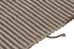 Rug & Kilim's Accent Kilim, Gray and White Textural Stripes | Area Rug in Rugs by Rug and Kilim