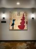Cairns Garden | Oil And Acrylic Painting in Paintings by John Randall Nelson | Canopy by Hilton Tempe Downtown in Tempe. Item composed of paper and synthetic