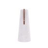 "Elara" Flower vase in White Carrara and red marble | Vases & Vessels by Carcino Design. Item composed of marble in minimalism or contemporary style