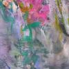 Belgian Linen Fabric Art Panel: Deeply by Dorothy Fagan | Textiles by Dorothy Fagan Fine Arts. Item composed of linen in boho or mid century modern style