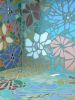 Flower Bench | Public Mosaics by Connie Glover Pottery | Newton Seniors Centre in Surrey. Item made of ceramic