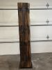 Black Vein Charred Oak Sculpture | Sculptures by JS Universe. Item made of oak wood with steel works with minimalism & contemporary style