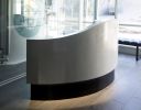 Cryotherapy Reception | Desk in Tables by Riley Ridd. Item made of steel