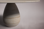 Marble Dining Table. Natural Stone Dining Table. | Tables by HamamDecor LLC. Item made of marble compatible with minimalism and contemporary style