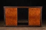 Bertolucci Exotic Wood and Oil Rubbed Bronze Sideboard. | Cabinet in Storage by Costantini Design. Item made of wood with bronze works with contemporary style