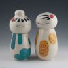 Kokeshi-Inspired Ceramic Dolls in Porcelain | Sculptures by Jennifer Fujimoto | Saltstone Ceramics in Seattle. Item composed of ceramic