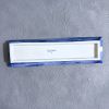 Ceramic Serving Platter M  | Rectangular Plate | blue white | Ceramic Plates by Hideyo. Item made of ceramic works with contemporary & japandi style