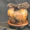 Cherry Burl Live Edge Vase | Decorative Bowl in Decorative Objects by Marks Artisan Woodcrafts. Item made of wood compatible with art deco style