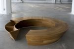 Round and Round Circular bench with hidden drawer | Benches & Ottomans by Makingworks. Item made of wood