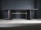 Ruby Table | Dining Table in Tables by Oxford Street Furniture | Private Residence | Philadelphia, PA in Philadelphia. Item composed of walnut and brass