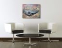 Route 66 Painting | Oil And Acrylic Painting in Paintings by Gregg Chadwick. Item made of linen compatible with contemporary and modern style