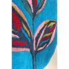 Leaf Rug | Small Rug in Rugs by Andie Solar | Myra and Jean | Big Whale Consignment in Seattle. Item composed of fabric & fiber