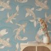Lucky Fish Wallpaper | Wall Treatments by Patricia Braune. Item composed of paper
