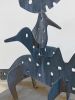 Birdsong for Wiley | Sculptures by John Randall Nelson. Item composed of steel