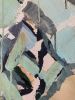 Confluence | Oil And Acrylic Painting in Paintings by Molly Herman. Item made of canvas with synthetic