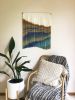 KAKADU Earthy Textile Wall Hanging with Macrame detail | Tapestry in Wall Hangings by Wallflowers Hanging Art. Item composed of fiber in boho or eclectic & maximalism style