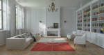 Astros Sunrise Square | Area Rug in Rugs by Woop Rugs. Item made of fabric with fiber