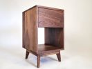 Classic Wood | Nightstand in Storage by Curly Woods. Item composed of oak wood in mid century modern or modern style