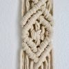 Diamond Tassel | Macrame Wall Hanging in Wall Hangings by YASHI DESIGNS. Item made of birch wood with cotton works with boho & country & farmhouse style