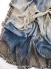 Skies - Jacquard Woven Throw Blanket | Linens & Bedding by Jessie Bloom Studio. Item made of cotton compatible with boho and minimalism style